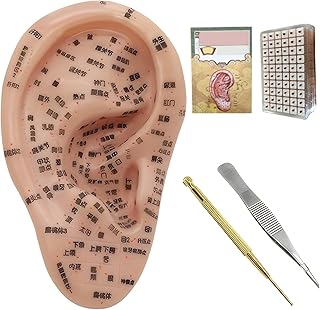 Kit de acupuntura com sementes para ouvidos, kit de agulhas de acupunctura, sementes para ouvidos para perda de peso, se...