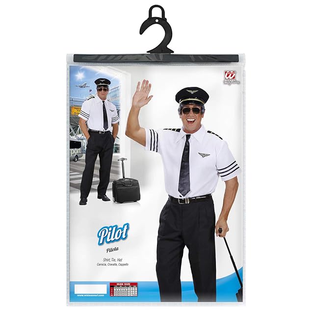 Foto 2 de 3 de W WIDMANN MILANO Party Fashion - Traje de piloto para hombre con gorra