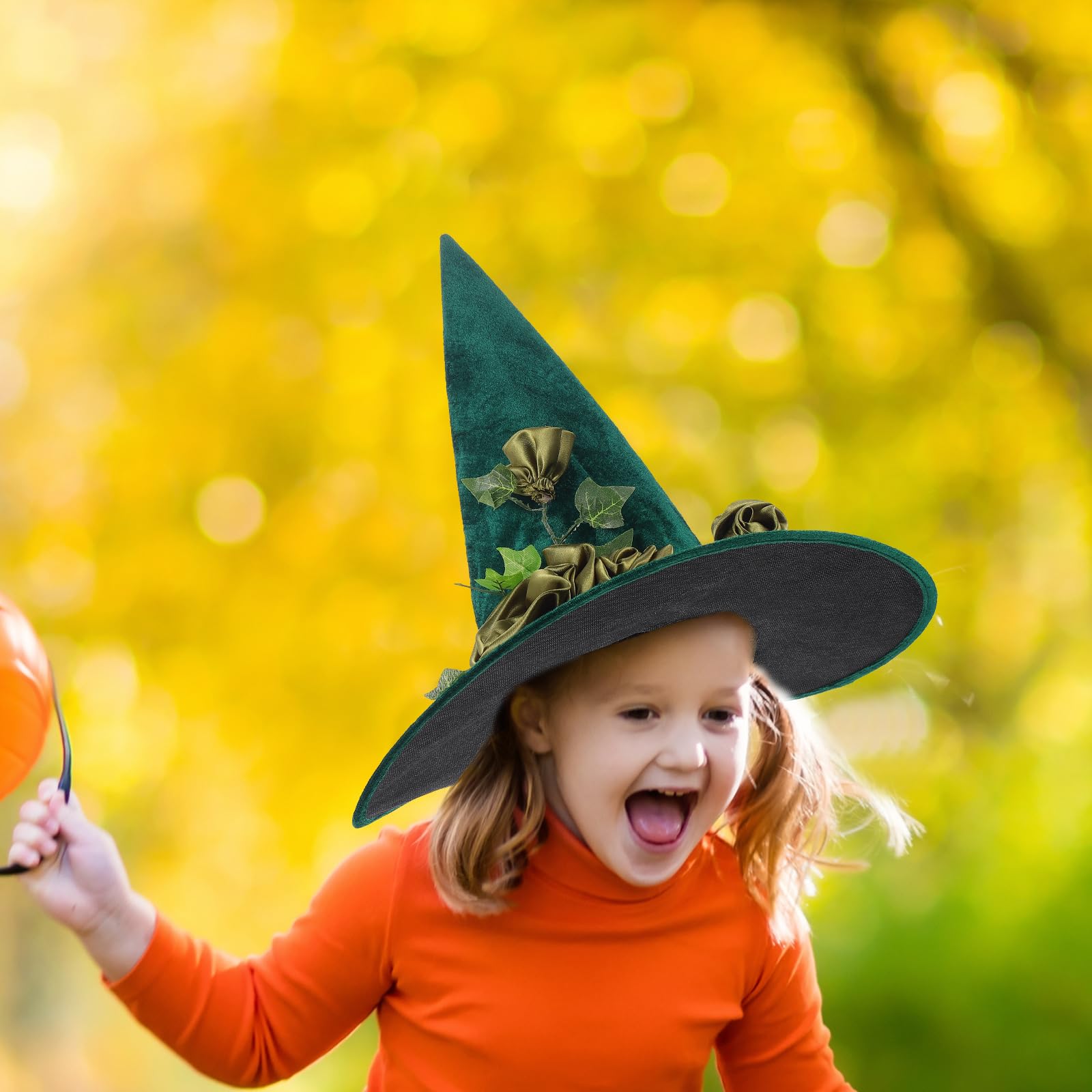 BESPORTBLE Women Witches Hat Halloween Women Witch Hat: Witch Hats, Simulation Vine Witch Hat - Image 2