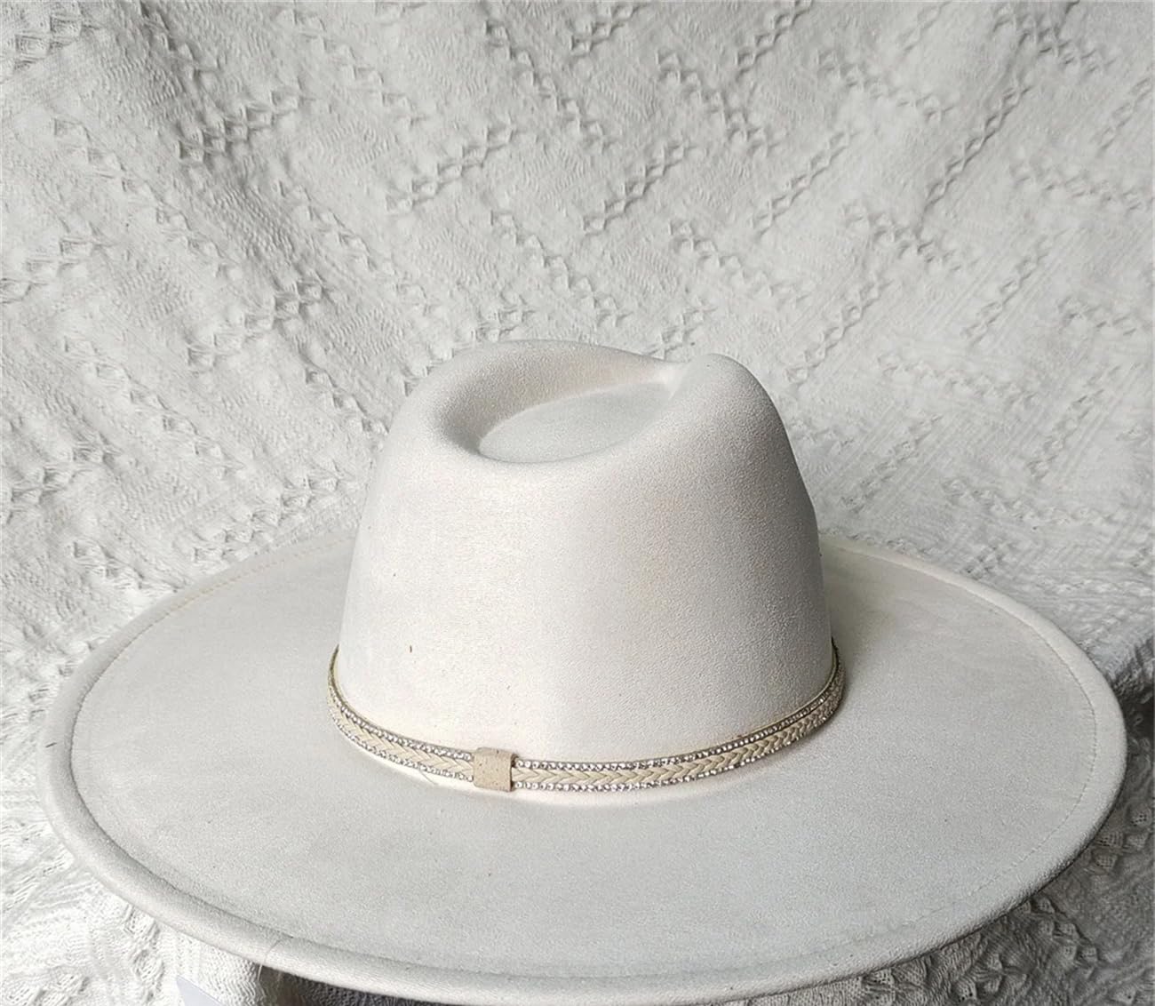 Cappello da donna Uomo Chiesa Jazz Hat Suede tesa larga feltro Fedoras Panama Denim Cap