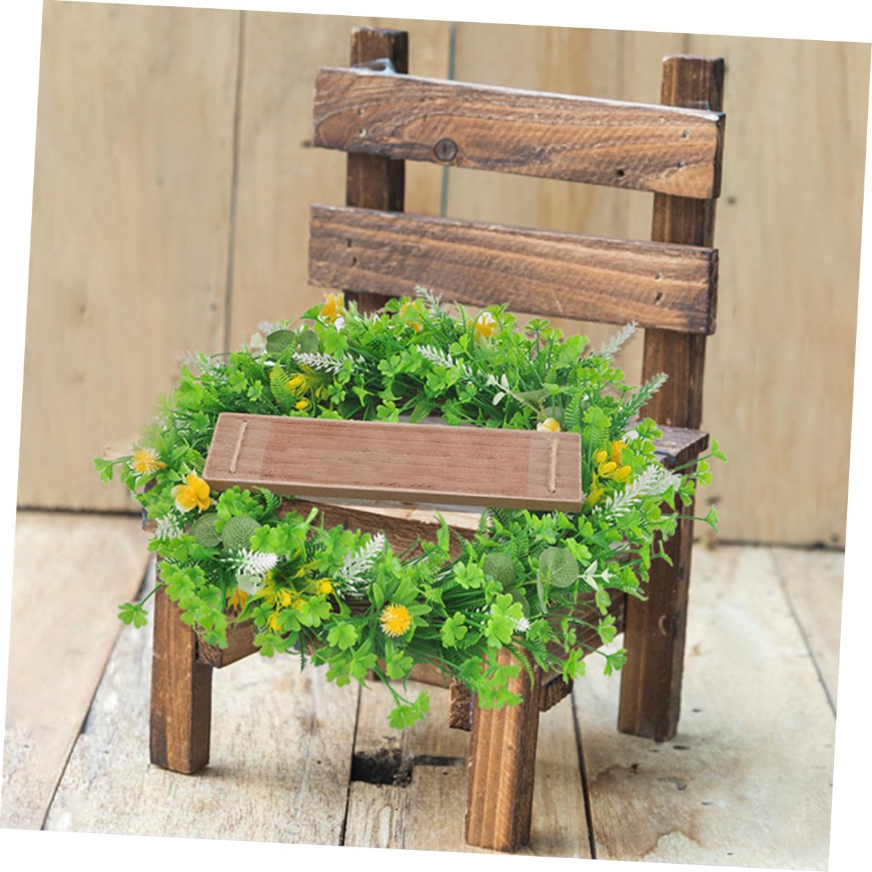 Cabilock Decorazioni Per La Casa Ghirlanda Primaverile Ghirlanda Di Foglie Verdi Artificiali Foglie Realistiche Non Necessita Di Annaffiatura 40 Cm Stile Pasquale