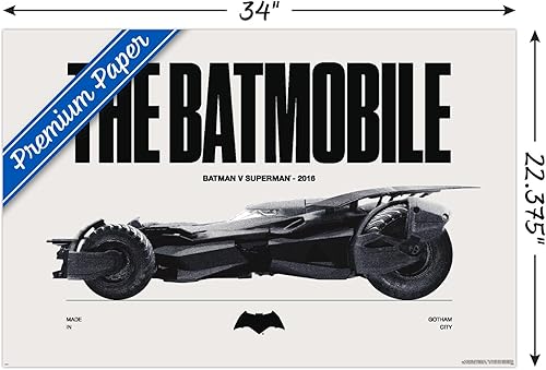 Miniatura 3 de Trends International DC Comics Batman 85th Anniversary - The Batmobile 2016 Wall Poster