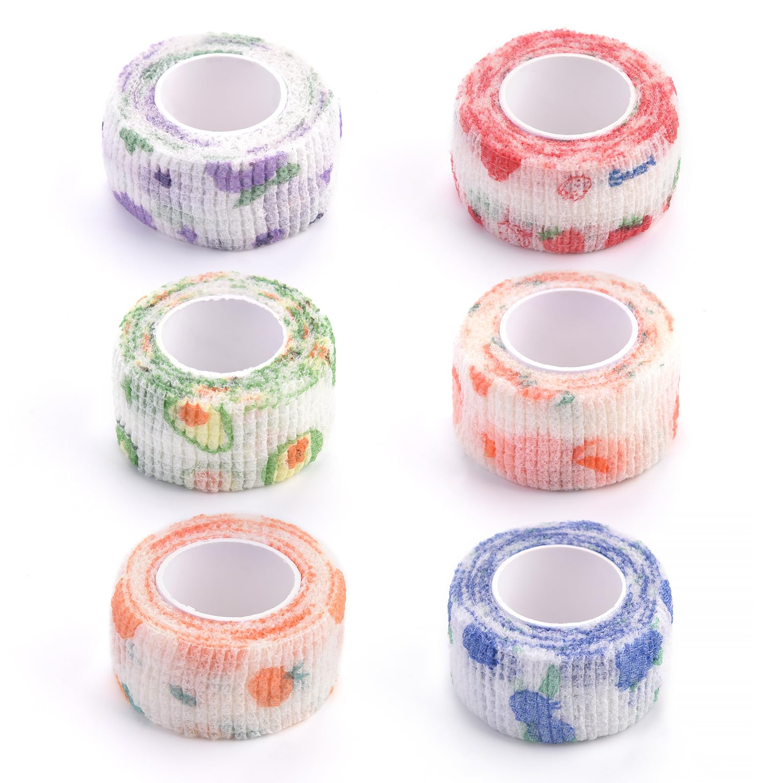 6 Rolls Self Adhesive Bandage Wrap Cute Elastic Cohesive Bandage — Amazon image 9