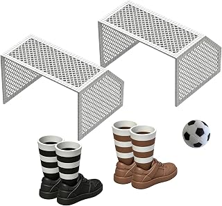 Mini Juego de Mesa de fútbol, Juego de Tablero portátil, fútbol Educativo con Control de Resorte, de Estrategia de Escritorio, diseño de Campo Inspirado en el Estadio, Oficina en casa para fie
