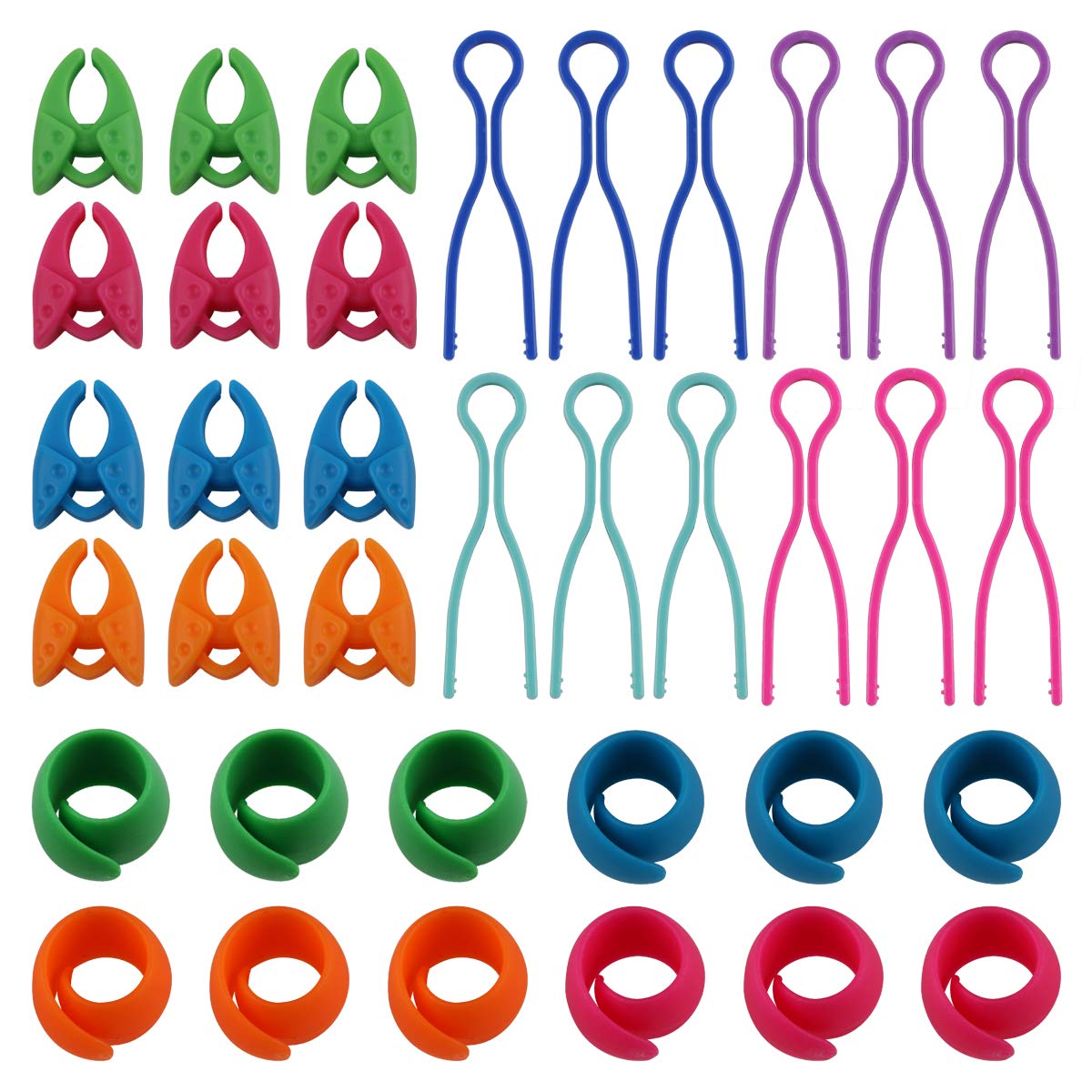 Bobbin Clamps Holders Thread Buddies, BENBO 36 Pieces Bobbin Holders