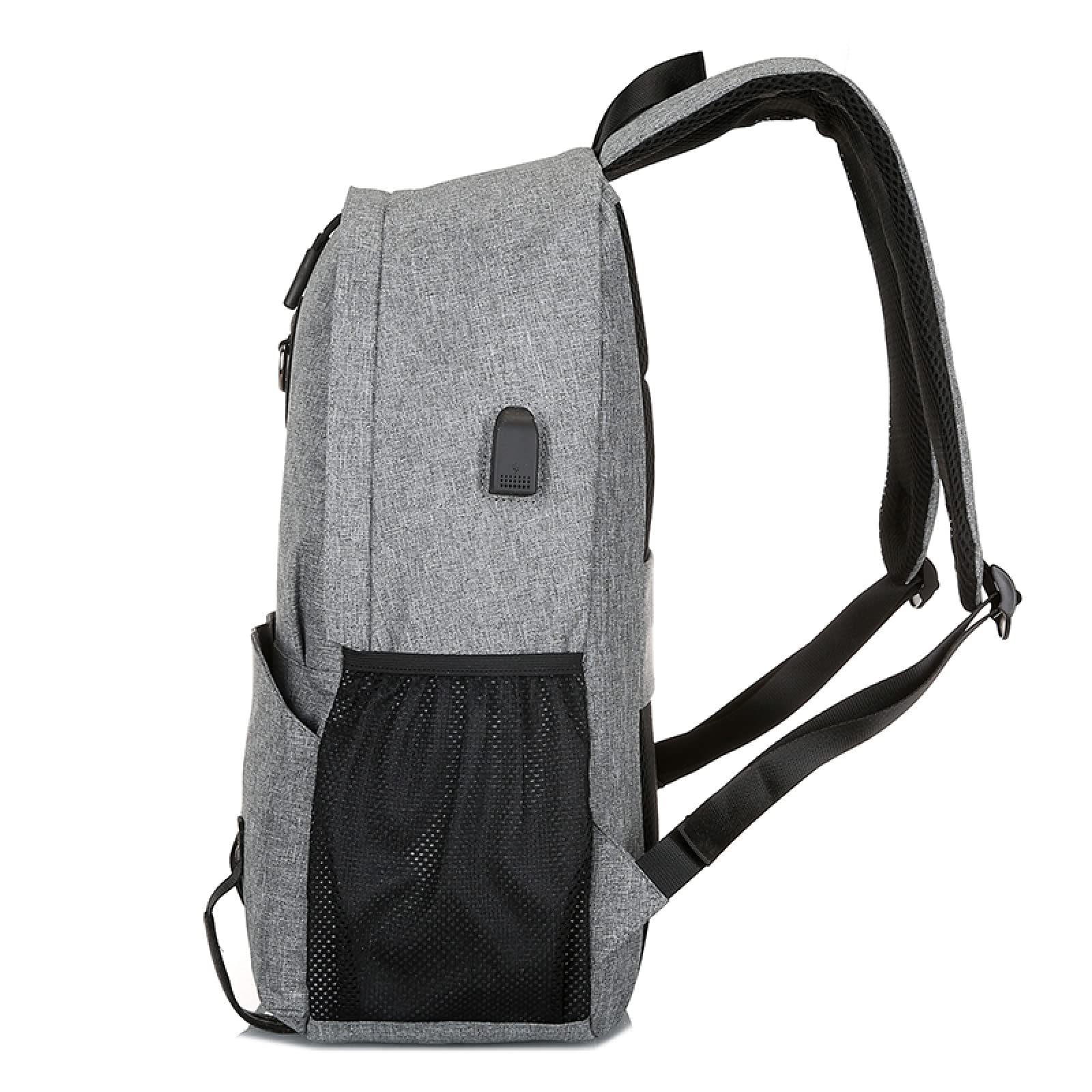 Plecak męski i damski na laptopa Podróżne wodoodporne plecaki USB Charging School Bag Anti-theft