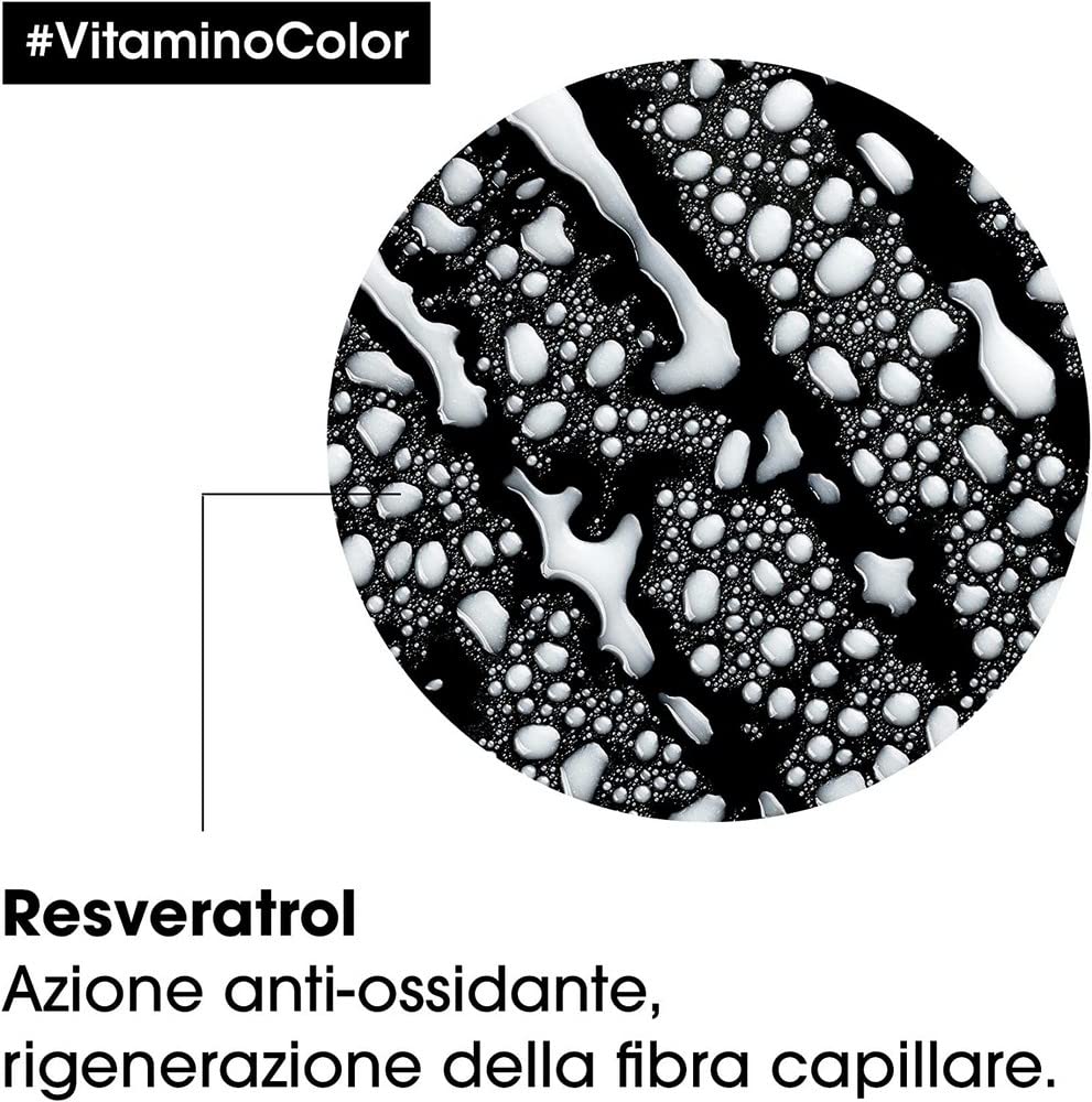 L'Oréal Professionnel Paris | KIT Shampoo Vitamino Color 300 ml + Balsamo 300 ml + Spray Multiuso 190 ml | Routine Anti-Sbiadimento per Capelli Colorati