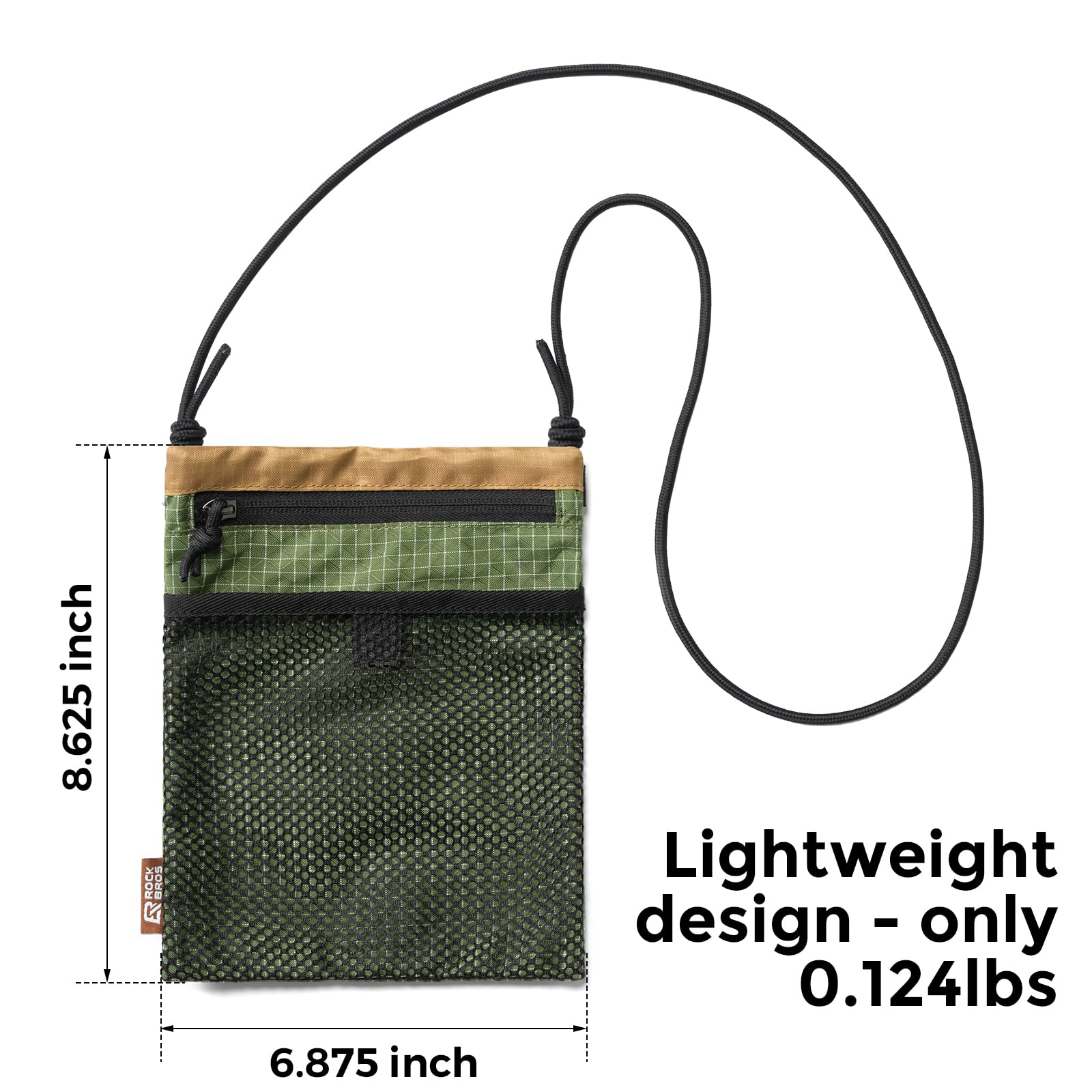 ROCKBROS Sac de guidon de vélo, sac avant léger 2 en 1 et sac à bandoulière réglable, sac de vélo multifonction pour vélos pliants, scooters, vélos pour enfants (noir)