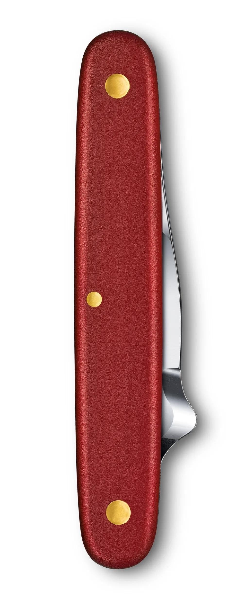 Victorinox, Coltello da innesto Combi S, Professionale, per Vivai e Giardinieri, Svizzero, ABS/celidor, Rosso, Lama con Punta Appuntita Tip