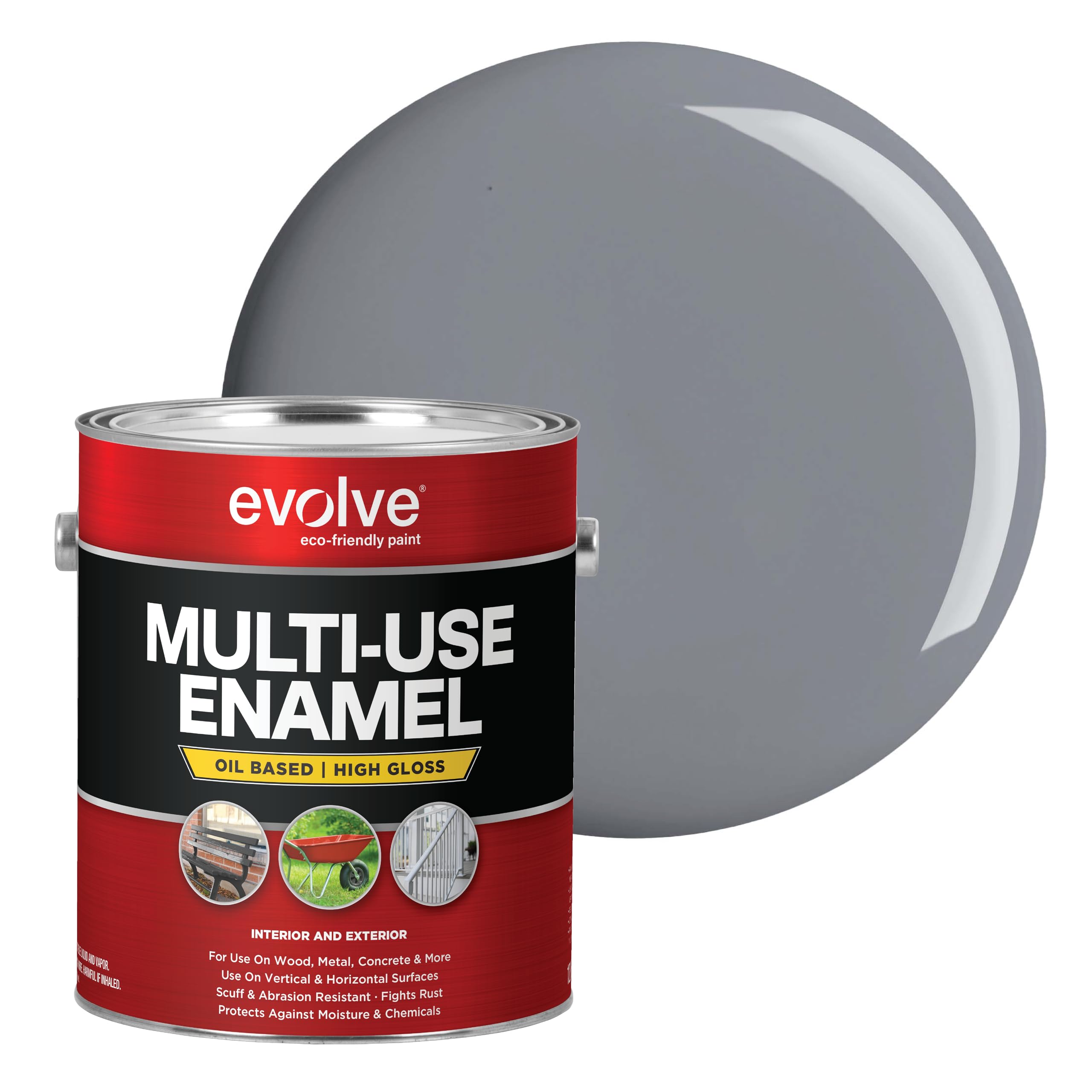 EVOLVE Alkyd Enamel Primer Gray 1 Gallon