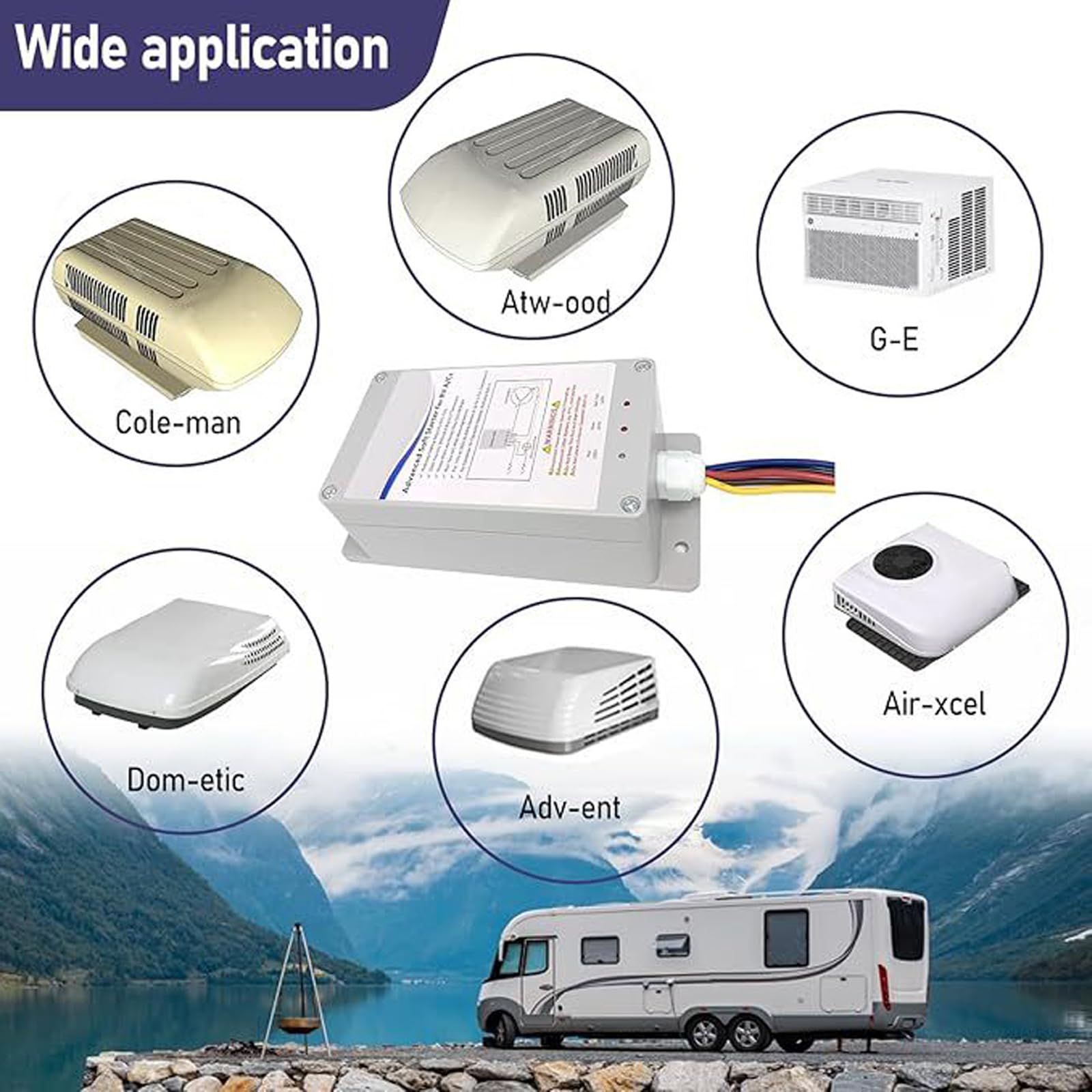 AC Soft Starter Soft Starter für Anhänger Camper Klimaanlage ermöglicht einfaches Starten von Geräten mit Strom