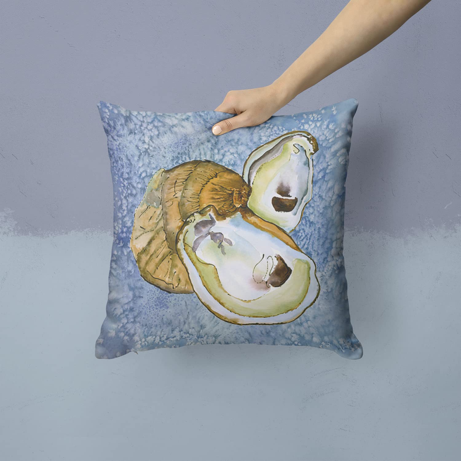 Cuscino Decorativo In Tessuto Tela 45x45 Cm, Con Papaveri, Interno/Esterno, Resistente E Lavabile, Caroline's Treasures