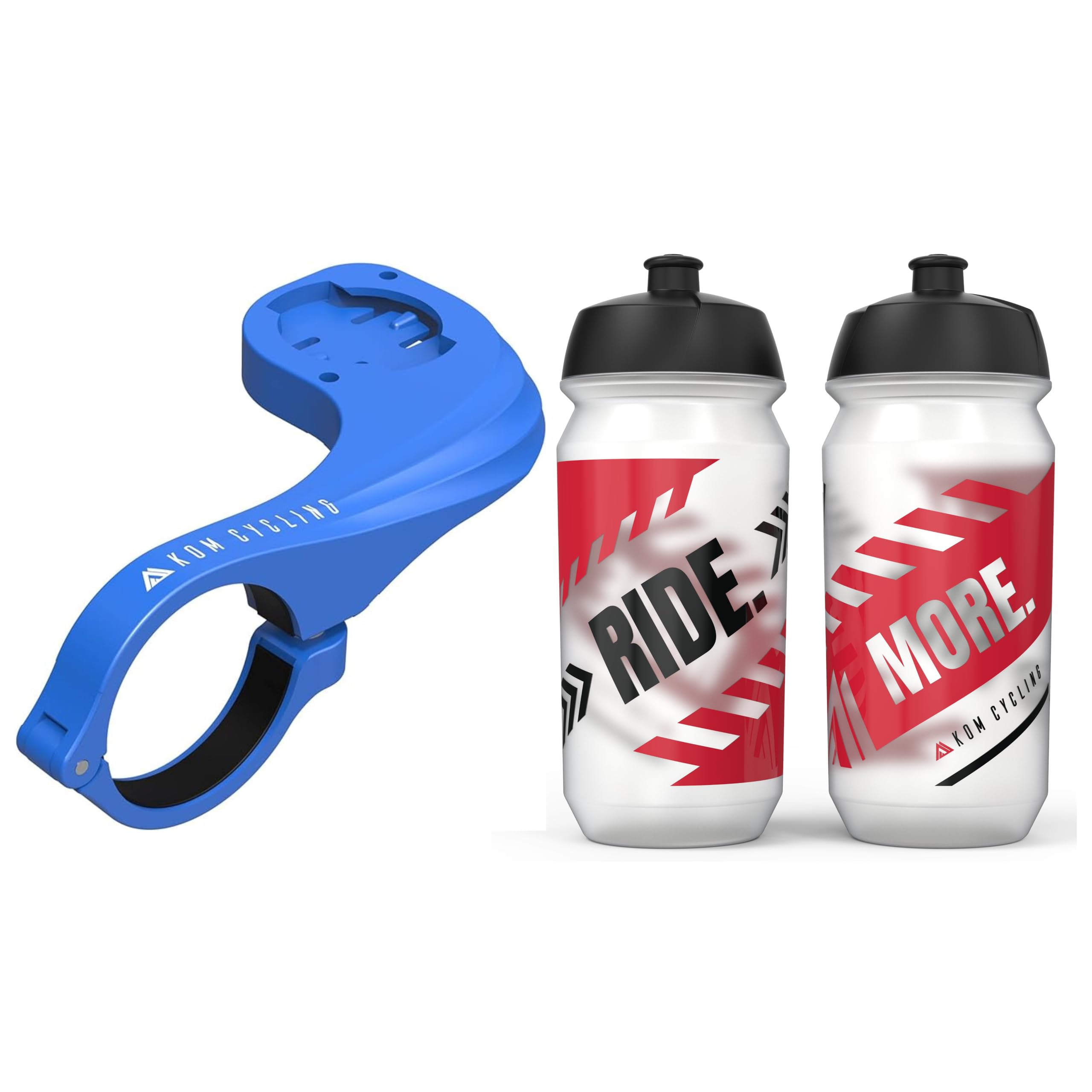 KOM Cycling Wahoo Outfront Mount + 2X Ride More Bottles