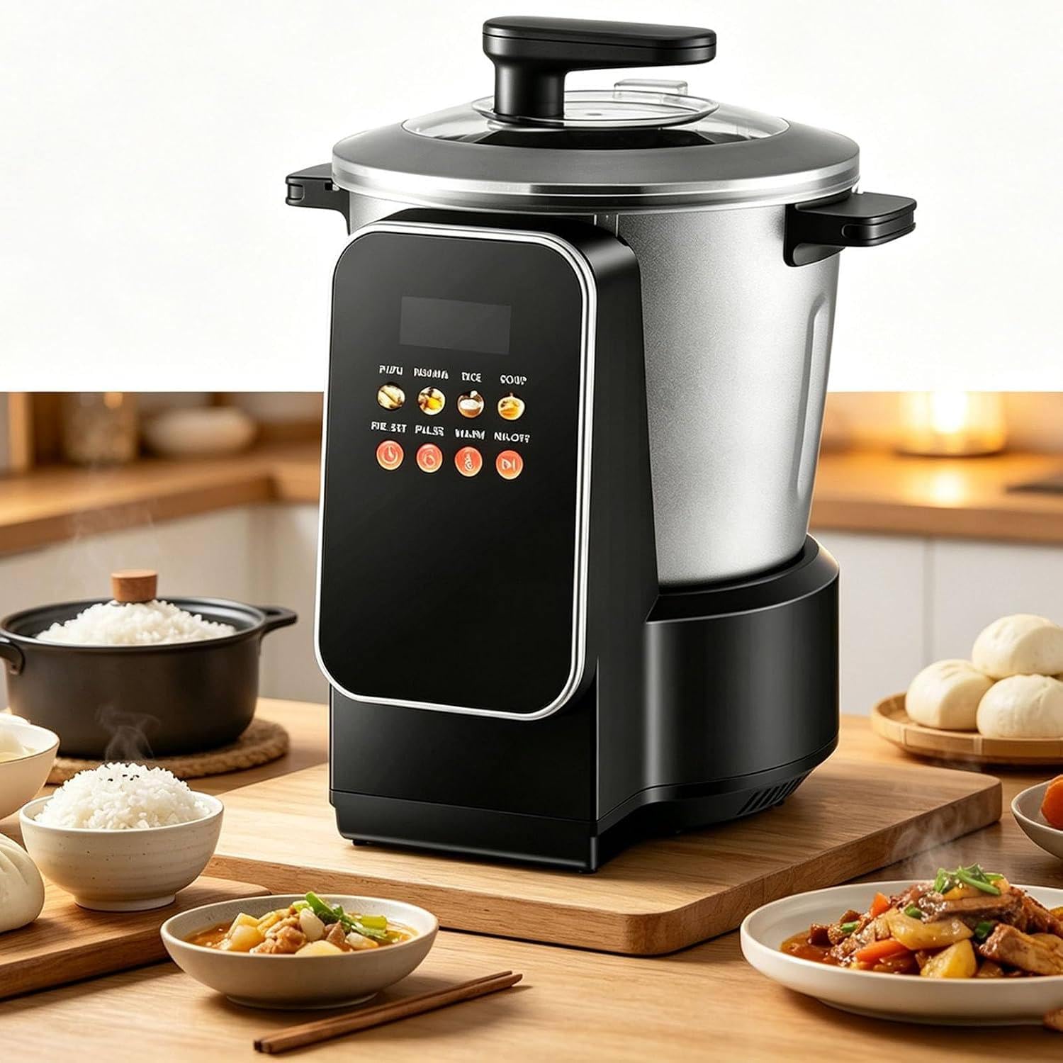 Robot culinaire automatique pour pâtes alimentaires (type « swallow »)