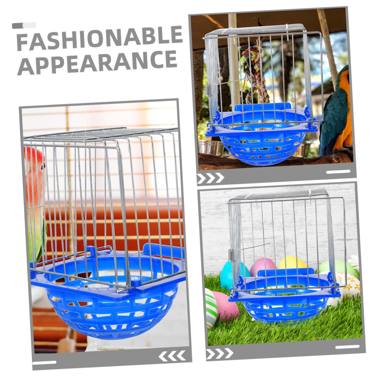 Abaodam 4pièces Nidification pour Petits Oiseaux De Boîtes à Nids Élégantes De Nid Douillet pour Canaris Et Perruches Facile à Nettoyer Décoration Moderne pour Intérieur