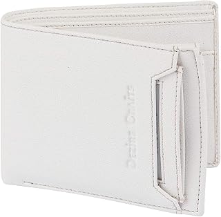 dezire crafts Men's Bi-Fold, Textured PU Leather/Slim Wallets with Detachable Card Slot Case (White)-picture-14