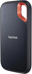 SanDisk 2TB Extreme Portable SSD, External NVMe Solid State Drive, Up to 1050MB/s, USB-C, USB 3.2 Gen 2×2, IP65 Protection…