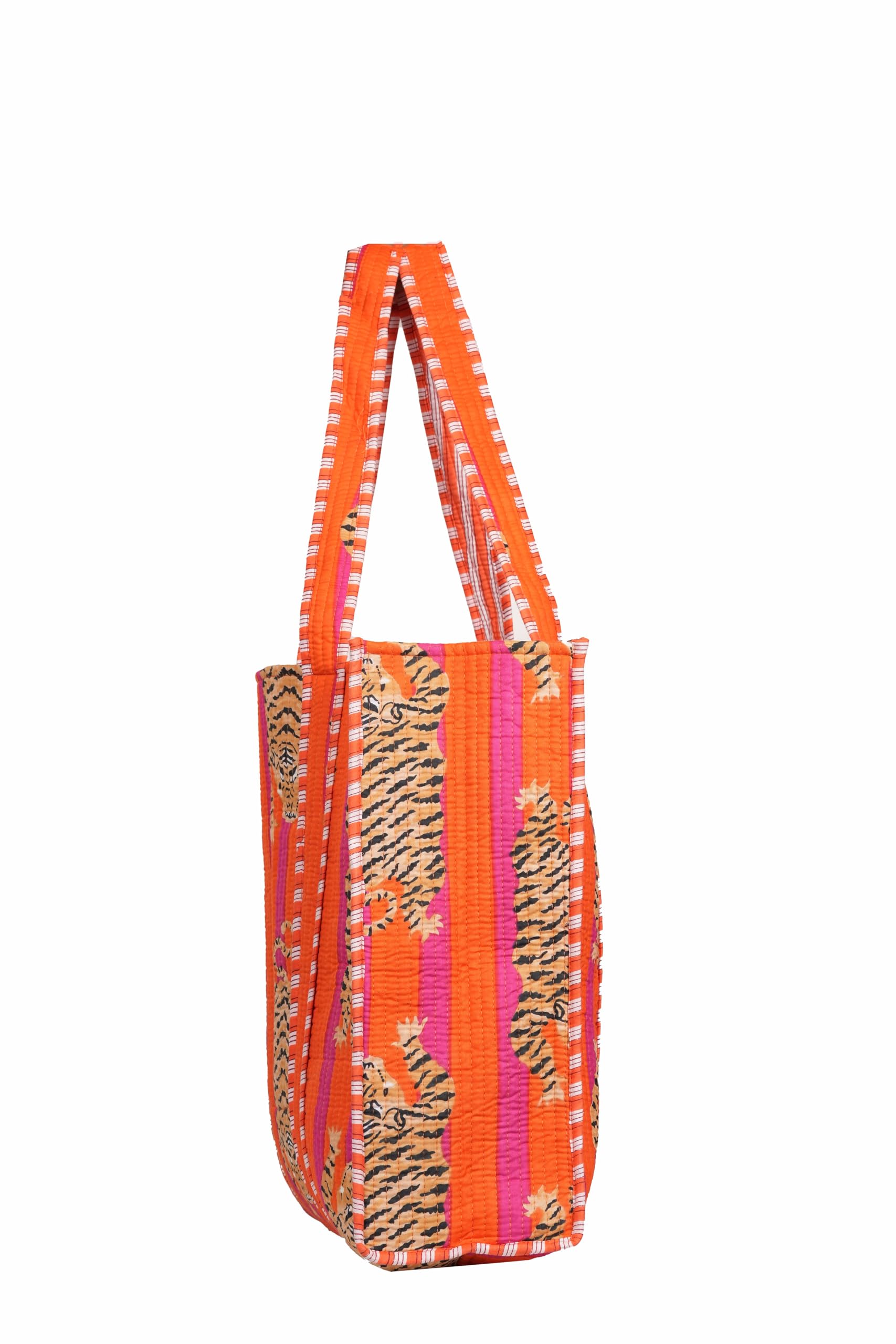 INDACORIFY Wholesale Shopping Bag Beautiful Print Cotton Quilted Market Shopping Grocery Beach Bag Baho Shoulder Bag Gift for Her pattern-8 - Image 3