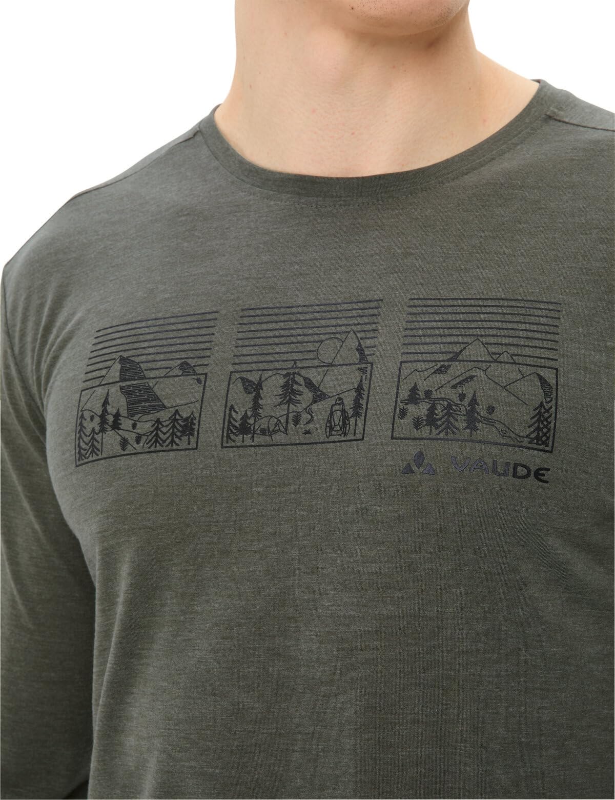 VAUDE Koszulka Mężczyźni Men's Rosemoor Ls T-shirt Iii