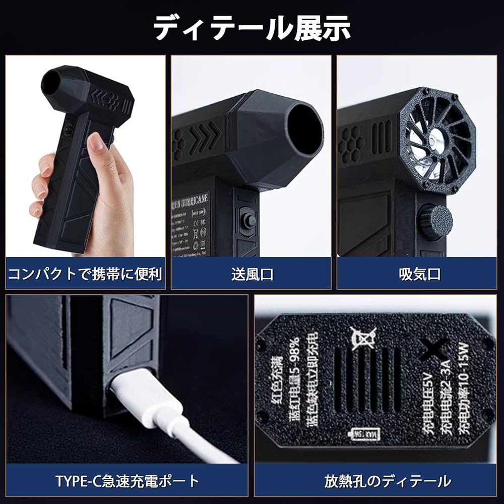 ゆに0317 ブロワー Amazon.co.jp: FOXKING 最強風力120m/s 洗車