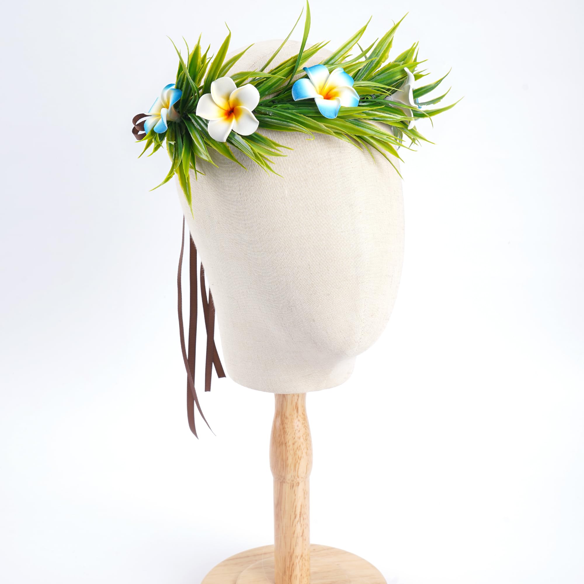 Amazon.com : KorViSHOW Hawaiian Flower Crown Set - 3 Pcs 
