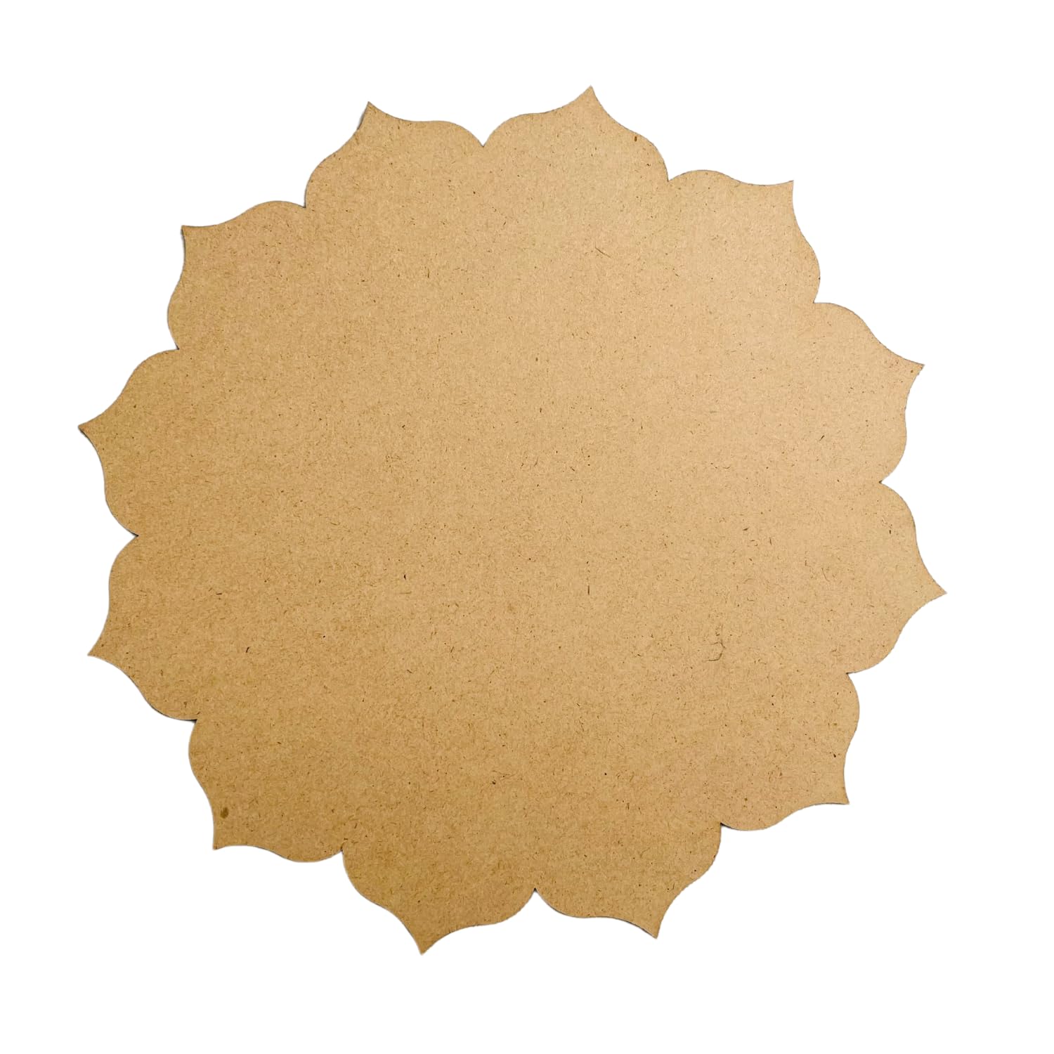 DIY MDF Cutouts Flower | Pine Wood 10 Inch 2.5mm Thick | MDF Cutouts Different Shapes for Resin Art, Lippan, Mandala, Painting | MDF Boards for Art and Craft | MDF Design Cutouts (Set of 2)-image-43