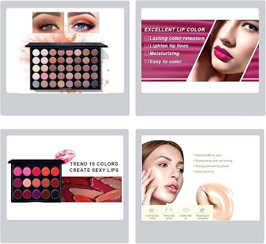 Professional Makeup Set, RoseFlower Premium Beauty Cosmetics Kit with Concealers Eyeshadow Palette Foundation Powder Lip Gloss Blush Makeup Brush, Makeup Box for Women/girls/Teenagers #3
