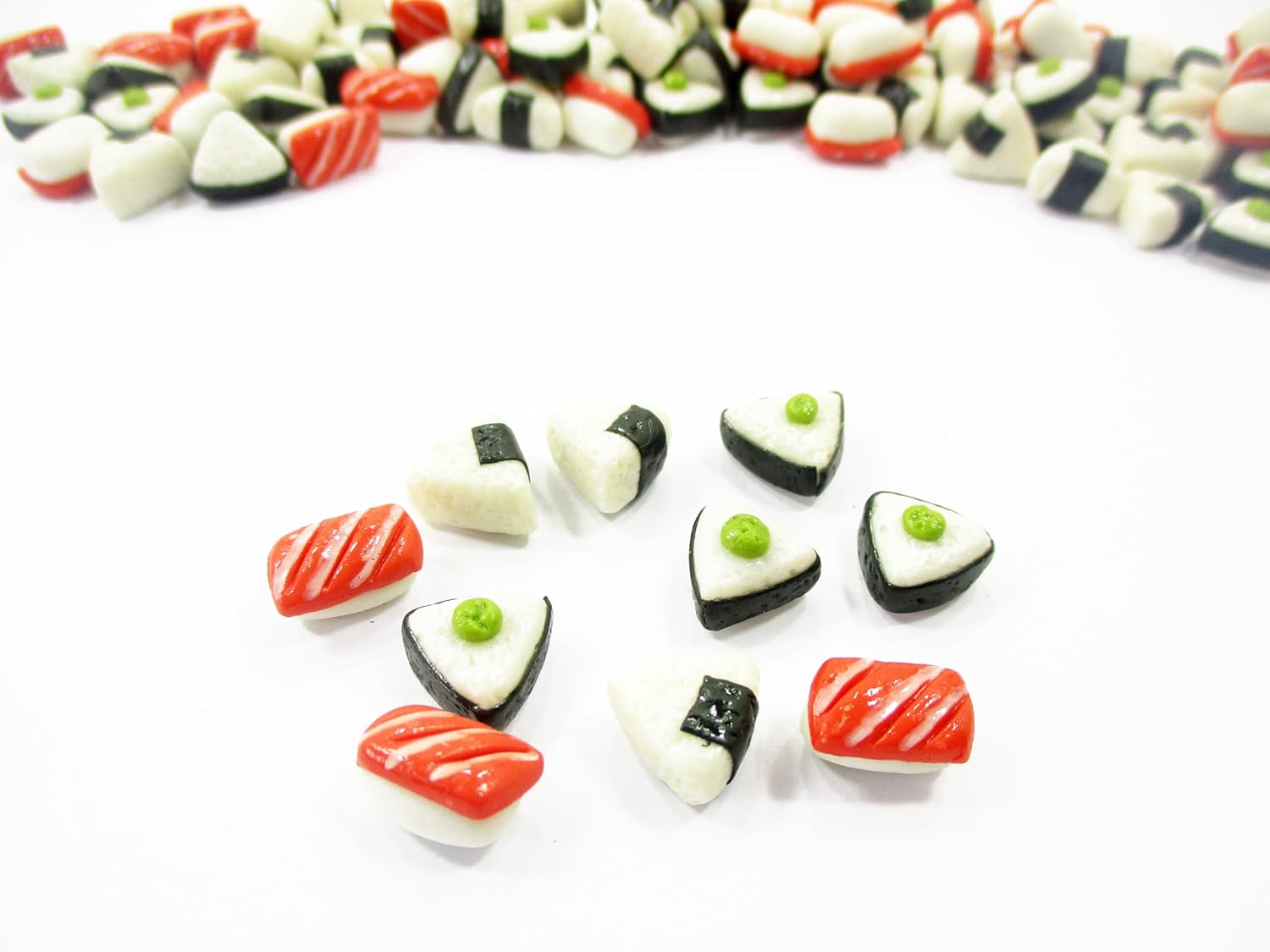 ワンダー ミニチュア ドールハウス フードサプライ 50食 サーモン おにぎり 寿司 ルースフード 14989