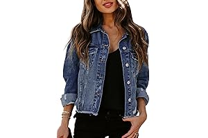Women's Distressed Jean Jacket: A Fashion-Forward Statement