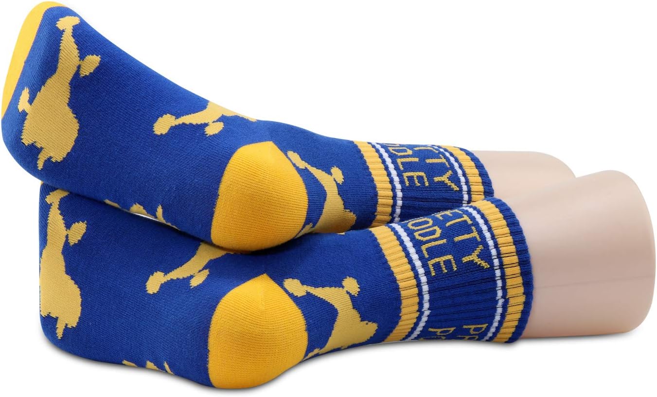JXGZSO Pretty Poodle Socks Sorority Sister Gift - Image 4