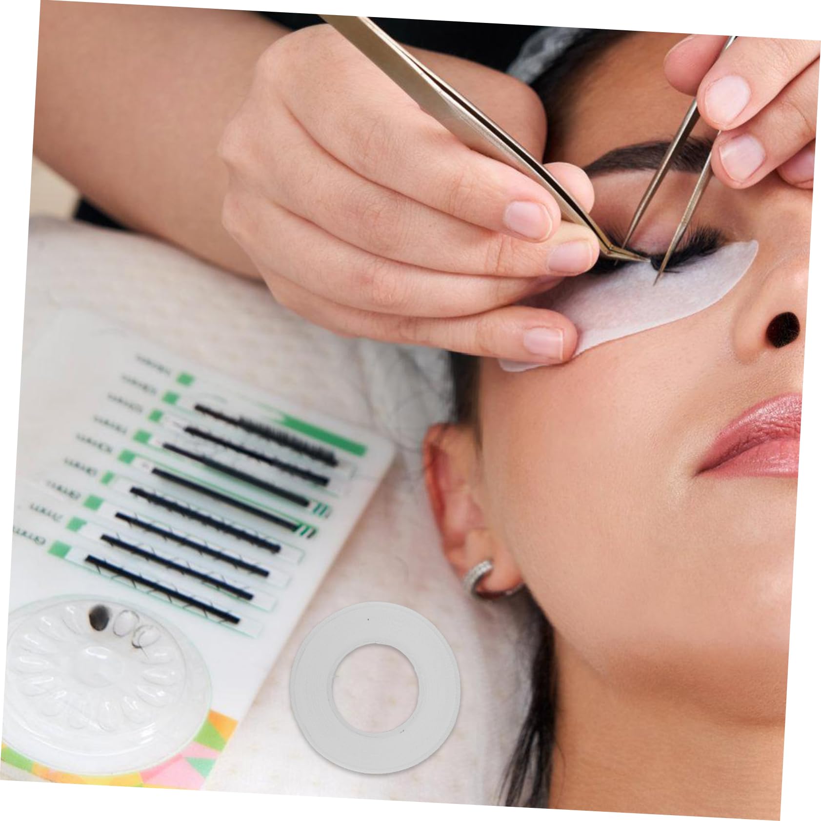 FRCOLOR 10 Rolls Lash Extension Tapes Eyelid Lift Strips for Beauty Salons Easy to Apply Remove Lash Isolation Patches