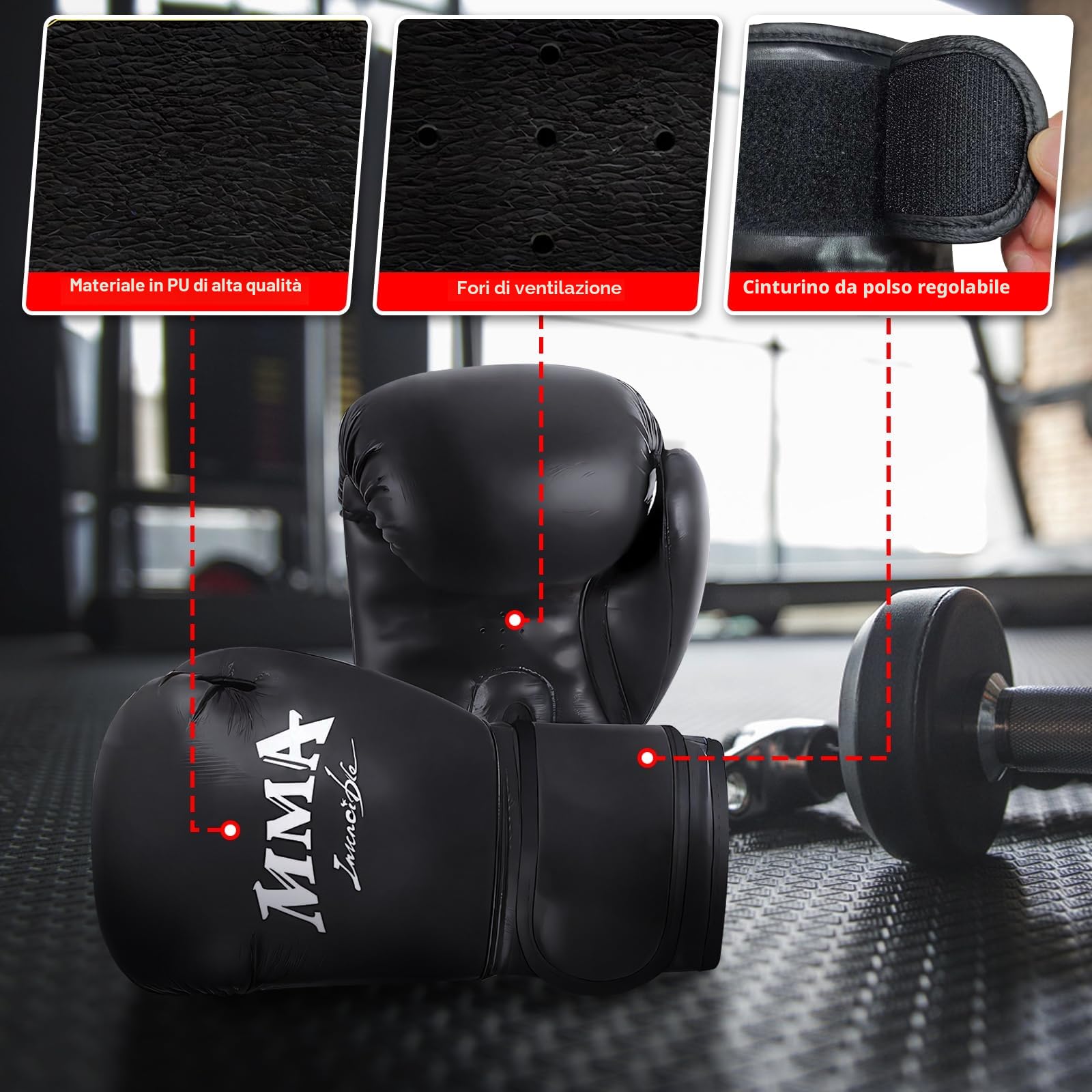 Sacco da boxe da appendere, 120 cm, per bambini, ragazzi e adulti (non riempito)