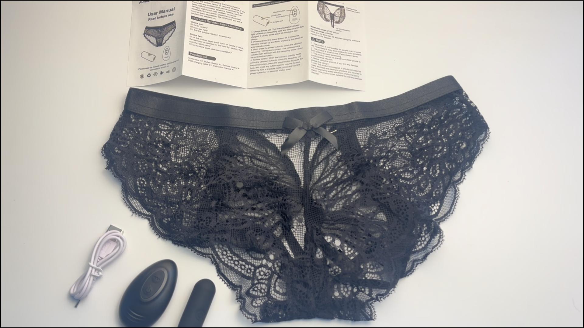 Amazon.com: Wearable Panty Vibrator with Remote Control - XS4X (24"45"  Waist), Vibrating Lace Panties with Open Crotch Adult Sex Toys & Games,  Couple Sex Toy Clitoral Stimulator Vibrators for Women Pleasure :