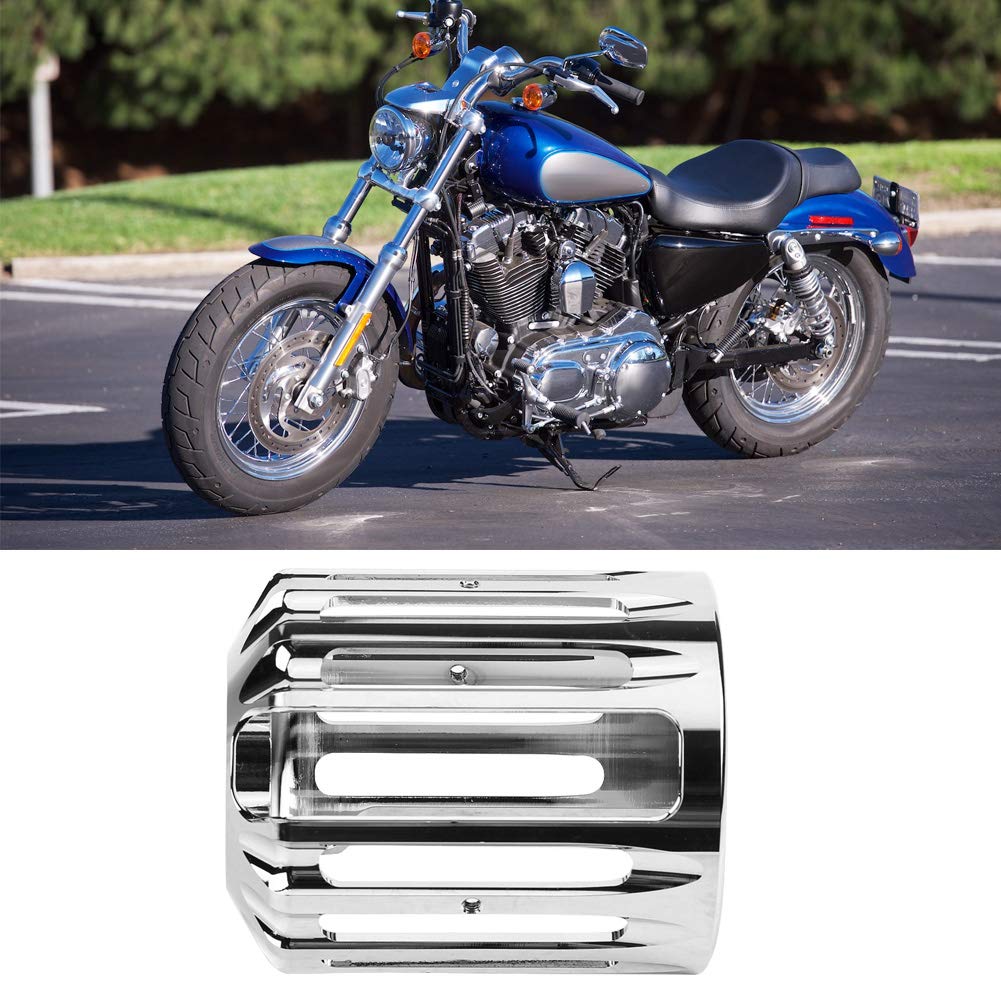Coperchio del filtro dell’olio in alluminio CNC per moto, coperchio universale per filtro dell’olio, design a taglio profondo con finitura cromata, coperchio riutilizzabile in lega