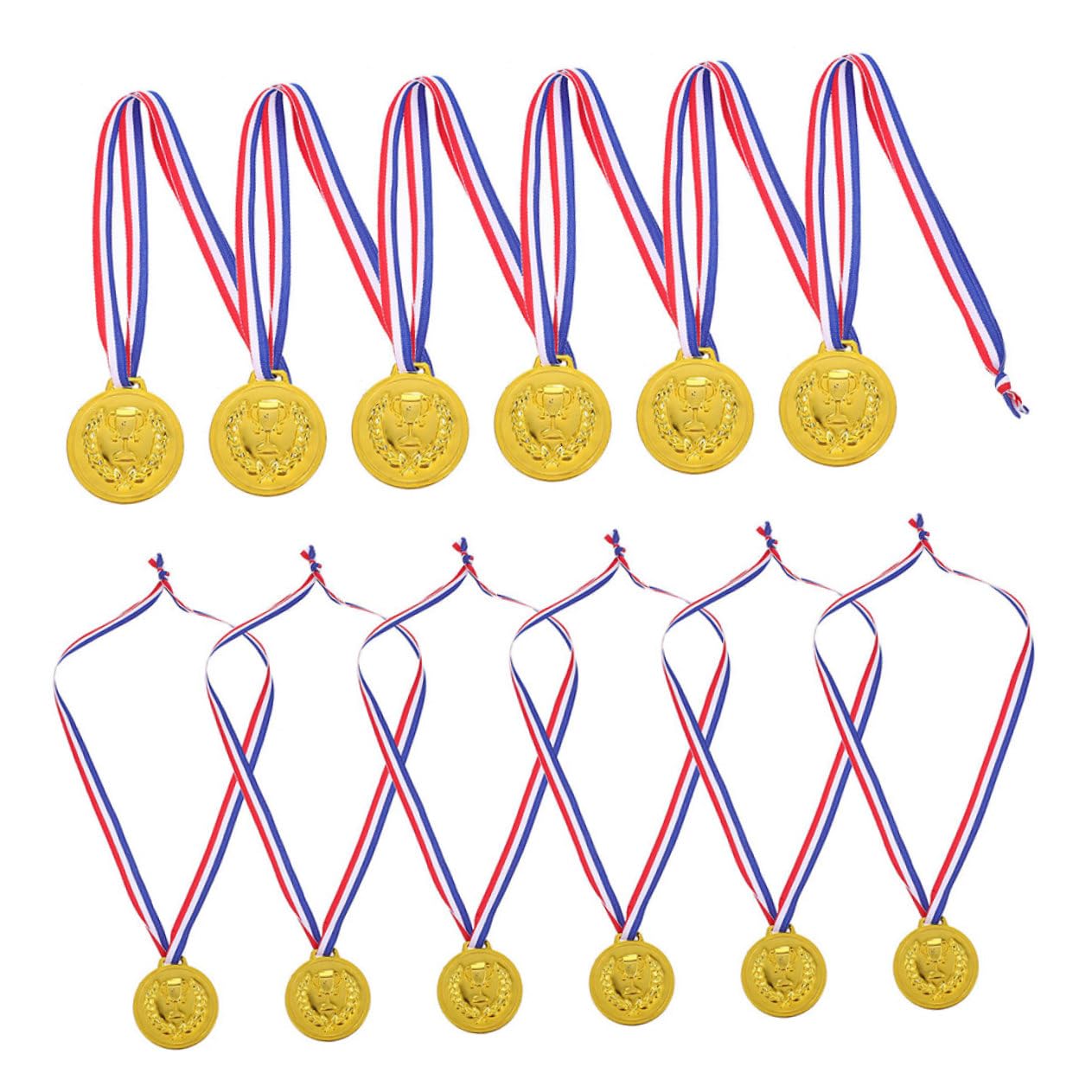 Zinco Medaglie Lega Pezzi Sportive di 50 in Oro per Bambini
