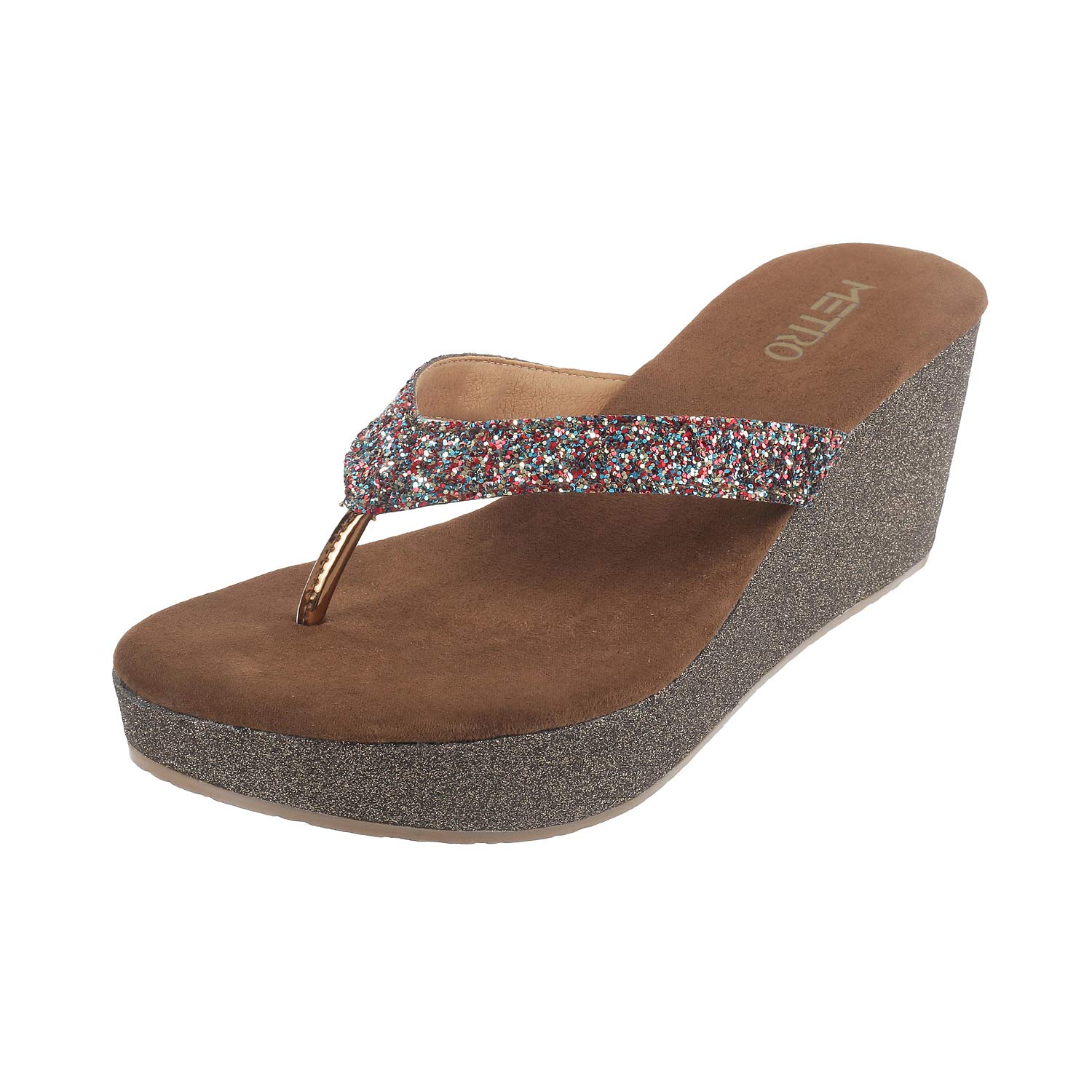 Metro Womens Synthetic Antic Gold Sandals (Size (7 UK (40 EU)) (B07ZS66JGQ) Amazon Price History, Amazon Price Tracker