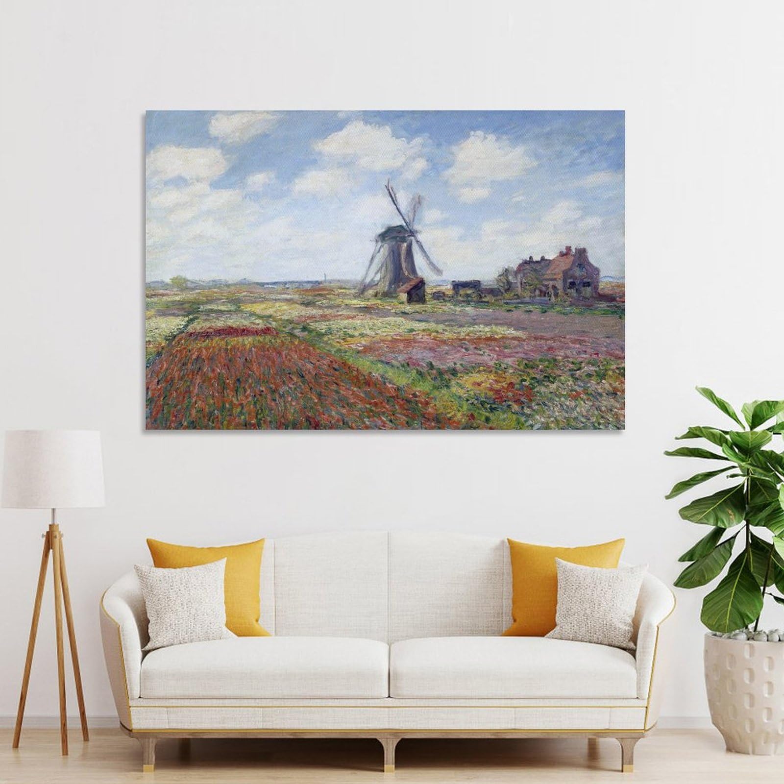 Amazon.co.jp: 画家クロード・モネ 世界名画オランダのチューリップ畑 Amazon.co.jp: 画家クロード・モネ 世界名画オランダのチューリップ畑