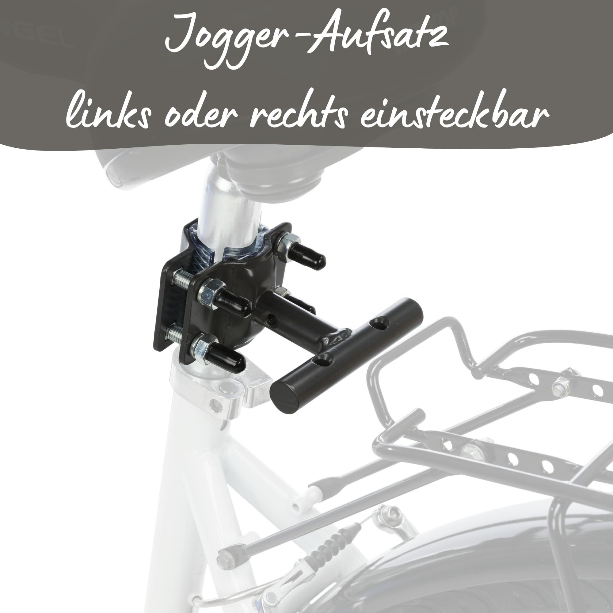 Trixie Hunde Biker-Set U-Form – M-XL – Fahrradzubehör für Hunde – mit Feder zur Zugdämpfung – hohe Fahrstabilität – für mittelgroße und große Hunde