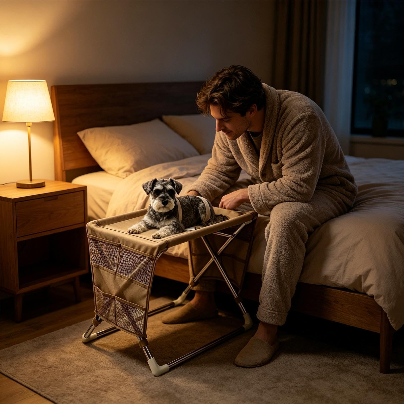Amaca Per Toelettatura Cani Imbracatura Tavolo Bagno Toeletta Animali | Imbracatura Confortevole Toeletta Cane per Interni Appartamento Casa Soggiorno Uso Domestico Canile e Veterinario Dopo Passe
