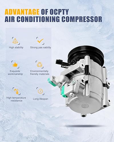 Miniatura 3 de OCPTY Compresor de CA para Kia Sorento 3.5L 6512206 CS20139 0306977013E200RU CNS58190 97701-3E200RU AC58190 97701-3E200 97701-3E200 977013 E200