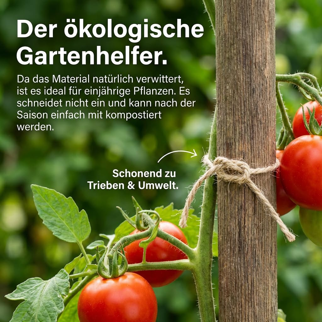 Sisalgarn 2mm 1500m Naturschnur Bindegarn Paketschnur Garten Basteln
