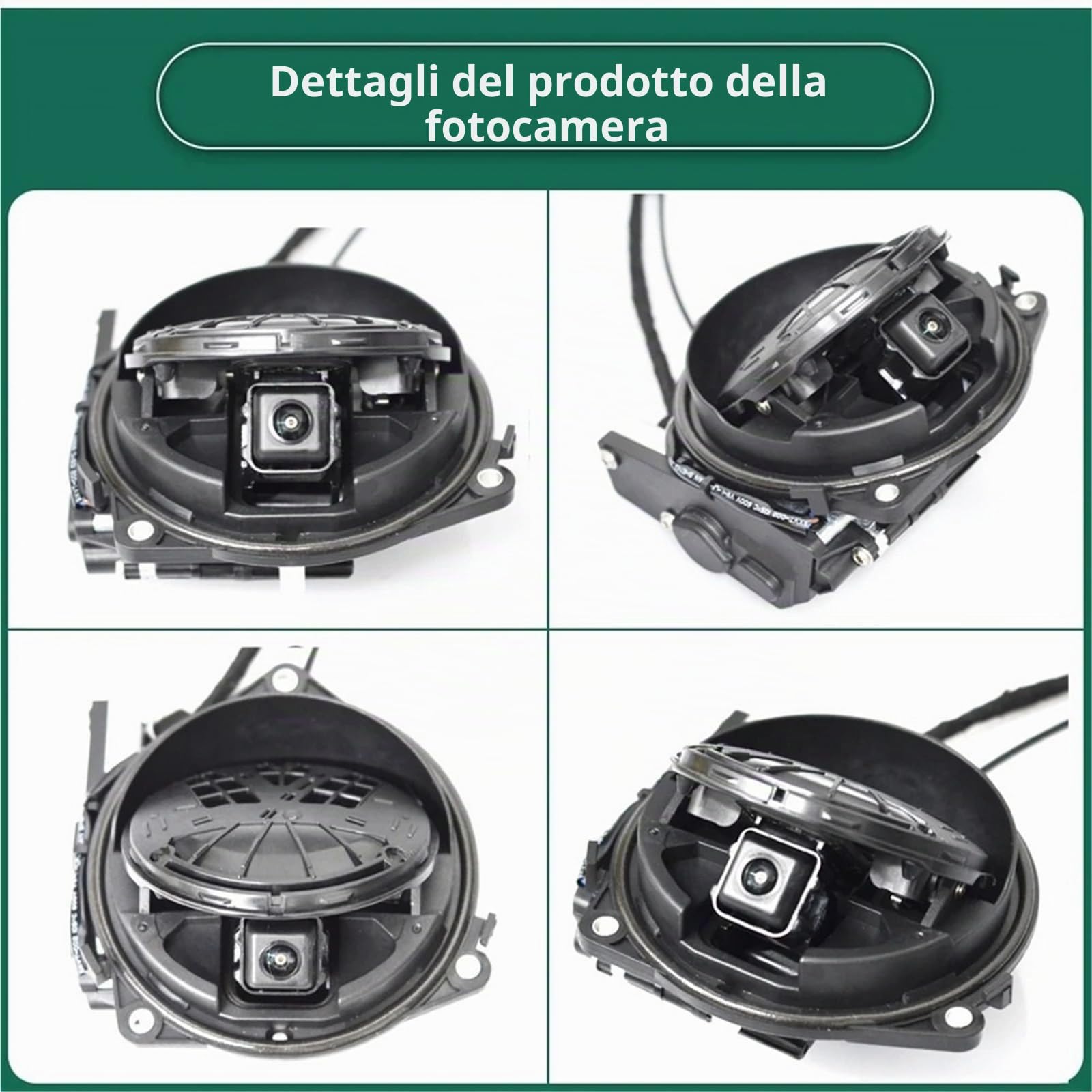 Telecamera Posteriore Per Golf 5 6 7 8 B6 B7 B8 MK5 MK6 MK7 CVBS-AHD 1080P Flipping Logo Emblema Retromarcia Parcheggio Veicoli CCD HD Telecamera Posteriore Auto Retrocamera Auto(G7)