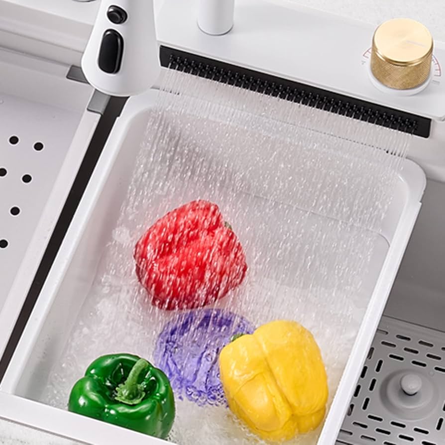 コンパクトホワイトシンク ステンレスボウル付き Amazon.co.jp: ホワイトステンレスシンクキッチンシンク