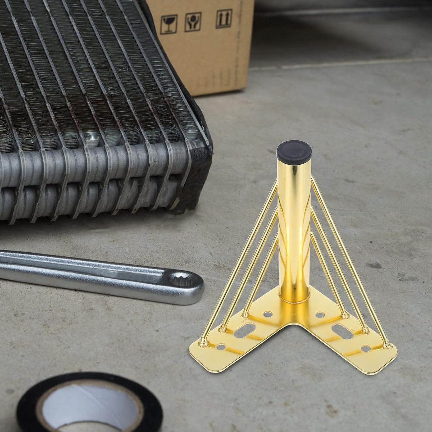 4pcs Metal Furniture Legs Heavy Duty Furniture Support Feet Iron Table Legs for Sofa Coffee Table Cabinet Replacement for Home DIY