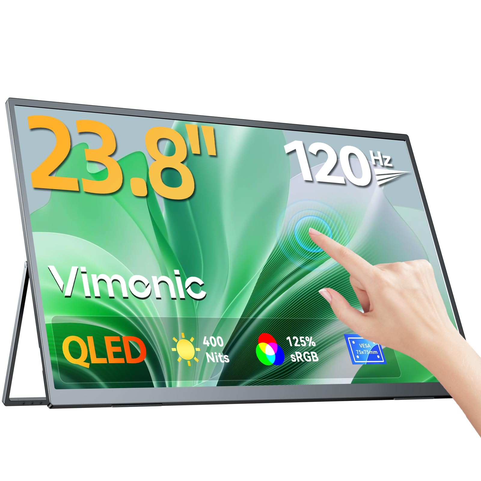 Amazon.co.jp: モバイルモニター 23.8インチ タッチパネル 120Hz