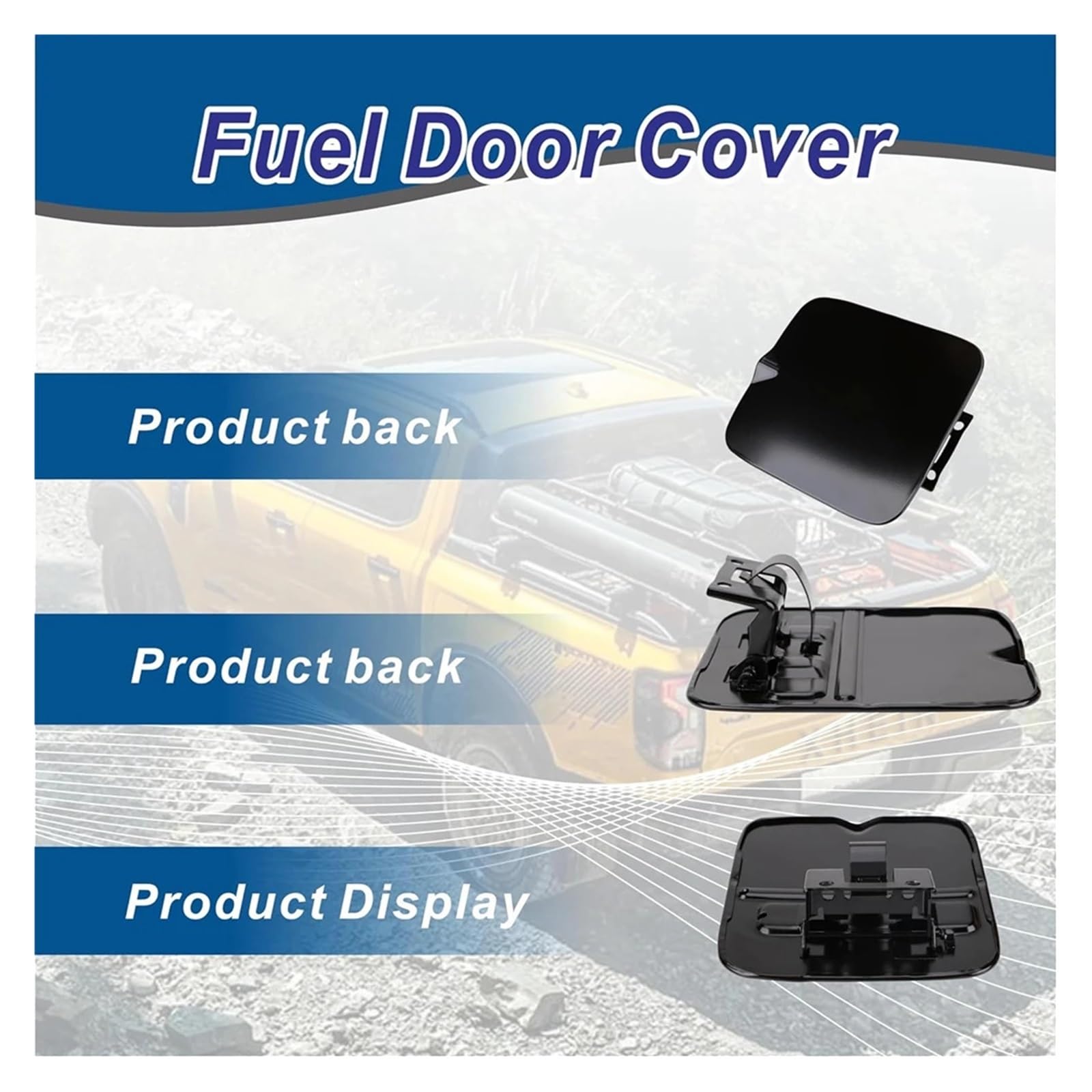 Shuogoufeng Store Coperchio del tappo del serbatoio del carburante per auto, compatibile con Ranger 1993-2011 F37Z99405A26A Tappi serbatoio carburante