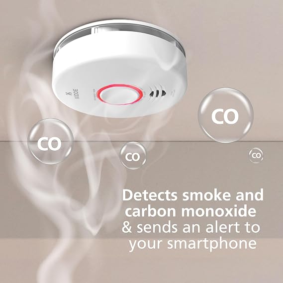 Kidde Smart Smoke, CO & Water Leak Detectors with WiFi, Alexa, App Alerts