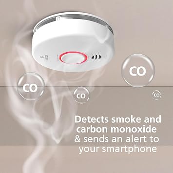 Kidde Smart Smoke, CO & Water Leak Detectors with WiFi, Alexa, App Alerts