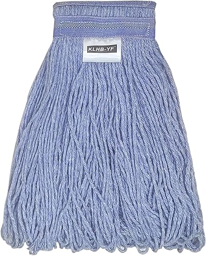 Cabezales de fregona de repuesto comerciales, trapeador de limpieza resistente, cuerda de extremo con bucle de algodón resistente, repuesto de