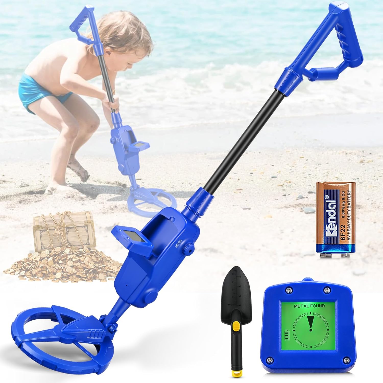 Metal Detector Bambini, VAYOTOY Leggeri Metal Detector per Bambini con